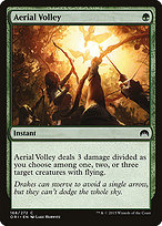 Magic the Gathering Card - Aerial Volley - MTG Circle