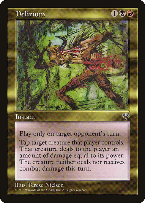 Magic the Gathering Card - Delirium - MTG Circle