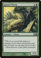 Magic the Gathering Card - Spined Wurm - MTG Circle