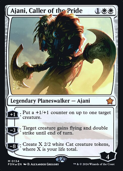 Magic the Gathering Card - Ajani, Caller of the Pride - MTG Circle