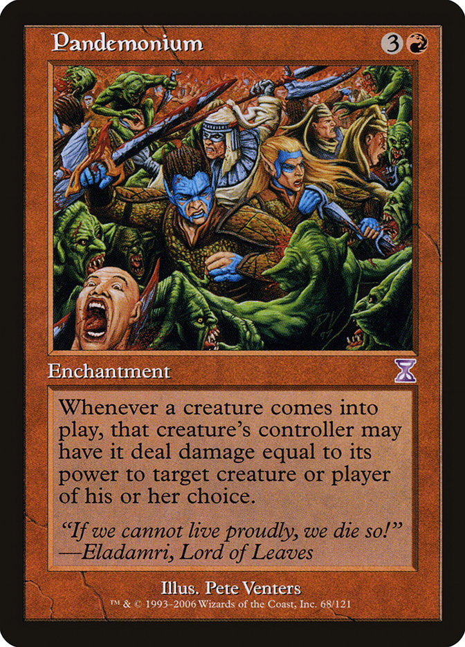 Magic the Gathering Card - Pandemonium - MTG Circle