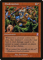 Magic the Gathering Card - Pandemonium - MTG Circle
