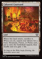 Magic the Gathering Card - Cabaretti Courtyard - MTG Circle