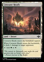 Magic the Gathering Card - Creosote Heath - MTG Circle