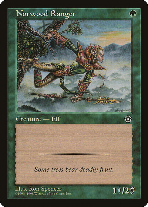 Magic the Gathering Card - Norwood Ranger - MTG Circle