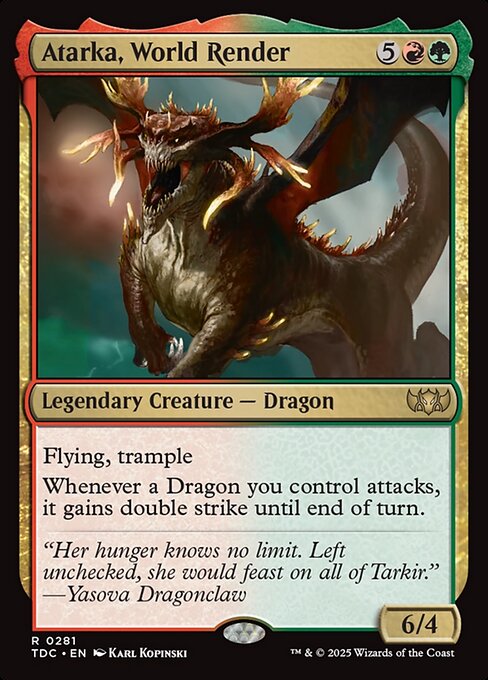 Magic the Gathering Card - Atarka, World Render - MTG Circle