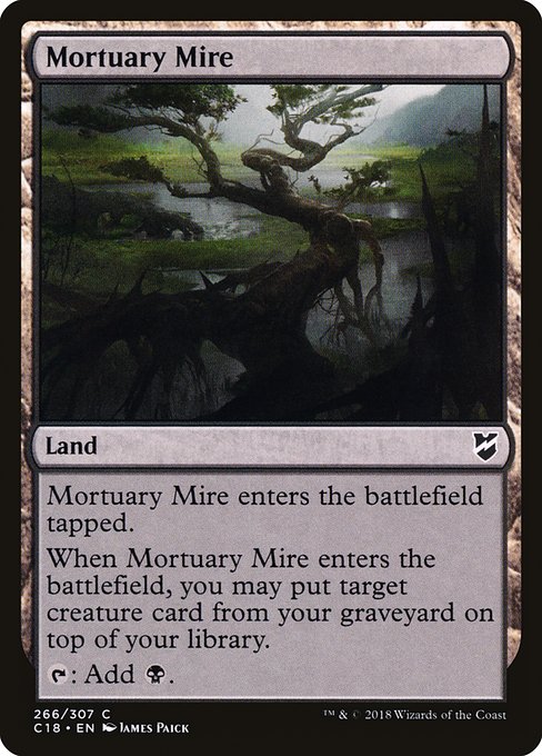 Magic the Gathering Card - Mortuary Mire - MTG Circle
