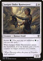 Magic the Gathering Card - Juniper Order Rootweaver - MTG Circle