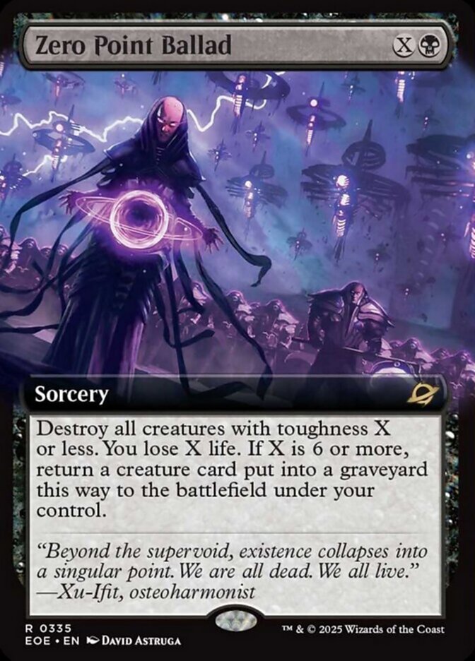 Magic the Gathering Card - Zero Point Ballad - MTG Circle