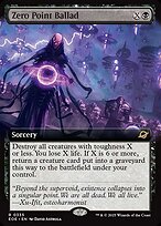 Magic the Gathering Card - Zero Point Ballad - MTG Circle