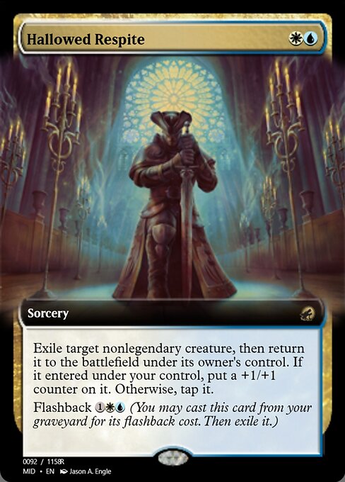 Magic the Gathering Card - Hallowed Respite - MTG Circle
