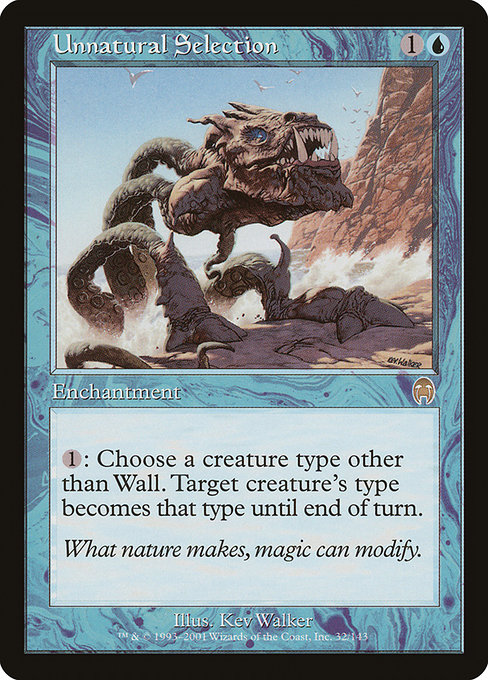Magic the Gathering Card - Unnatural Selection - MTG Circle