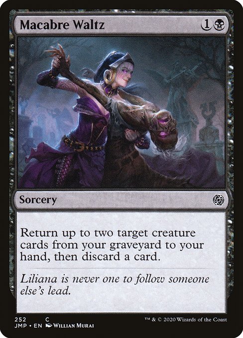 Magic the Gathering Card - Macabre Waltz - MTG Circle