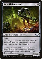 Magic the Gathering Card - Sautekh Immortal - MTG Circle