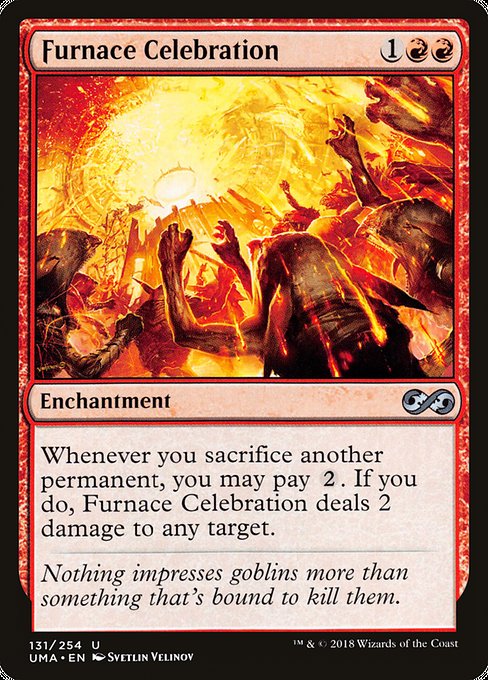 Magic the Gathering Card - Furnace Celebration - MTG Circle