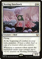 Magic the Gathering Card - Nesting Dovehawk - MTG Circle