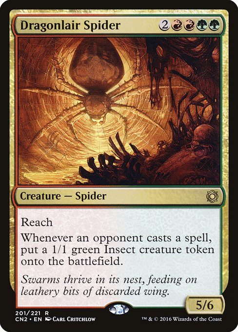 Magic the Gathering Card - Dragonlair Spider - MTG Circle