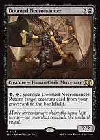 Magic the Gathering Card - Doomed Necromancer - MTG Circle