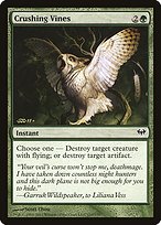 Magic the Gathering Card - Crushing Vines - MTG Circle