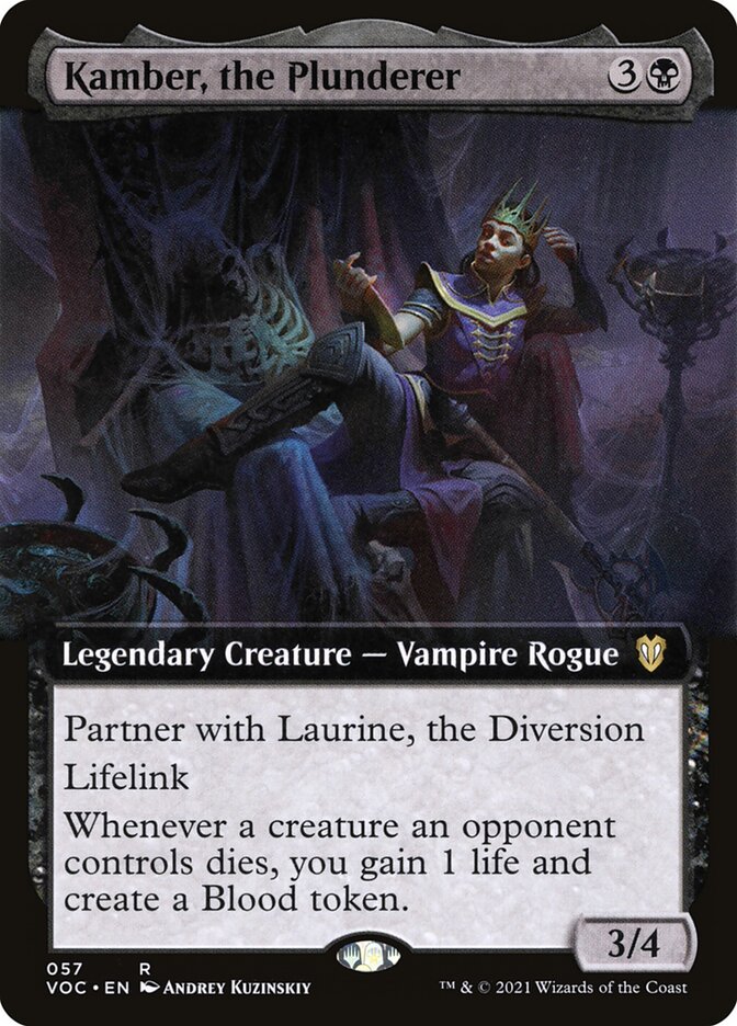 Magic the Gathering Card - Kamber, the Plunderer - MTG Circle