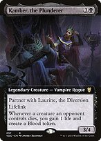 Magic the Gathering Card - Kamber, the Plunderer - MTG Circle