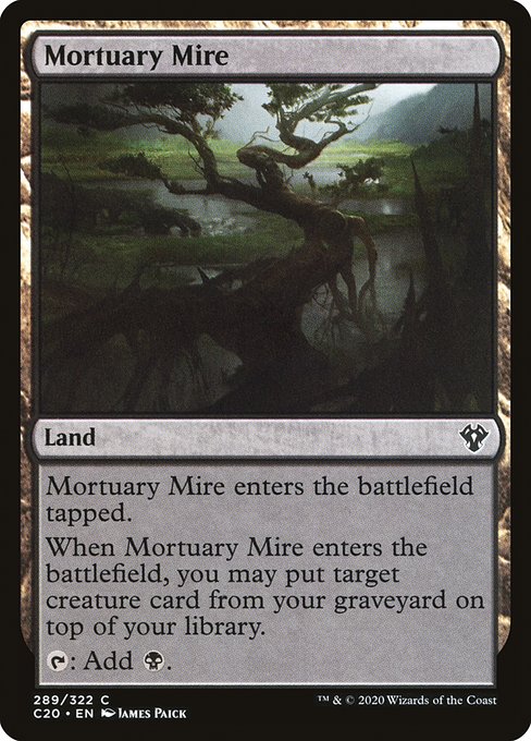 Magic the Gathering Card - Mortuary Mire - MTG Circle