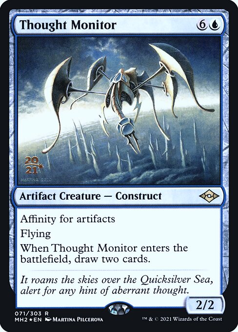 Magic the Gathering Card - Thought Monitor - MTG Circle