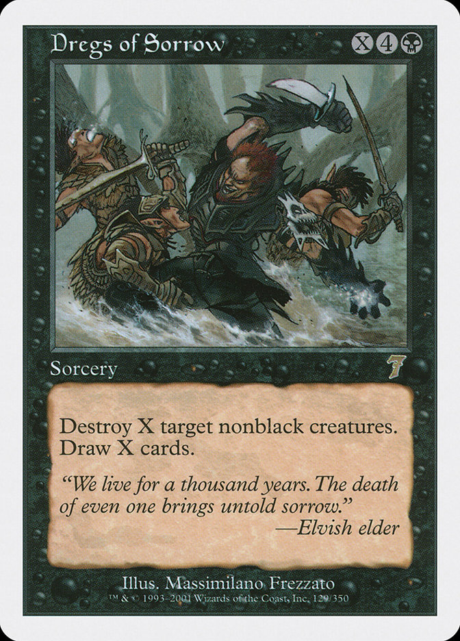 Magic the Gathering Card - Dregs of Sorrow - MTG Circle