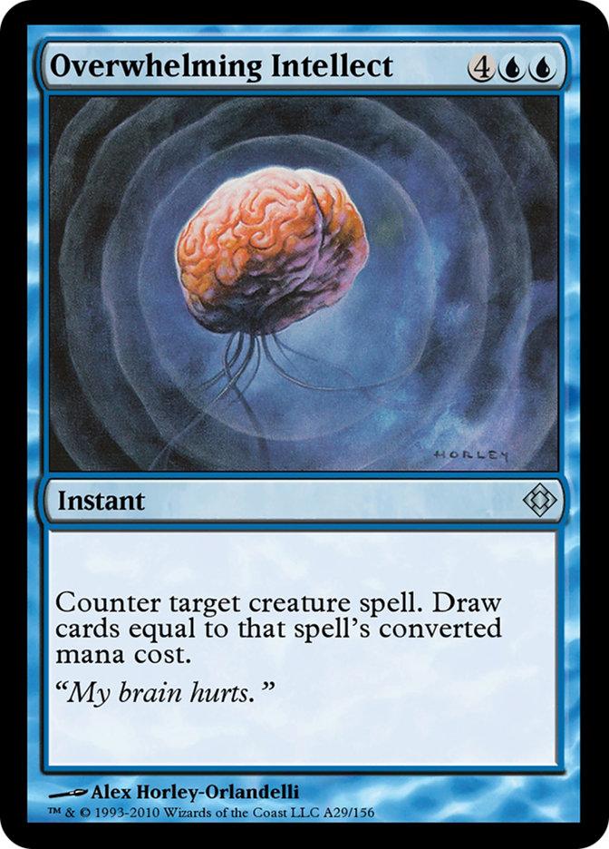 Magic the Gathering Card - Overwhelming Intellect - MTG Circle