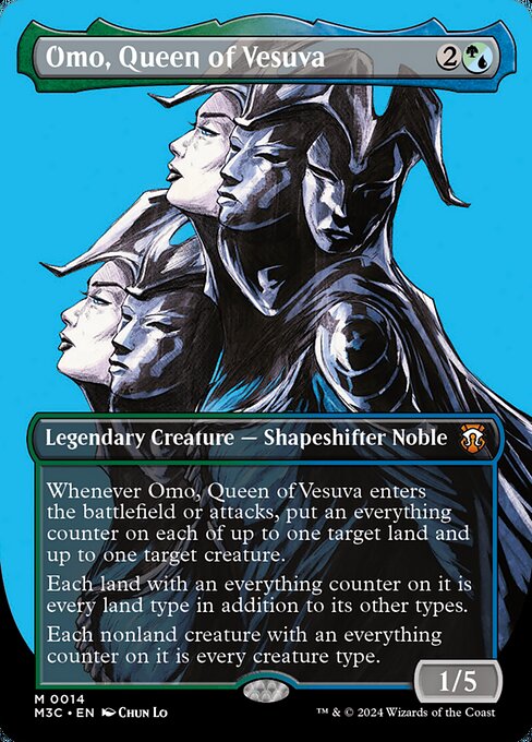 Magic the Gathering Card - Omo, Queen of Vesuva - MTG Circle