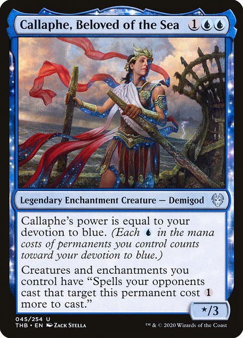 Magic the Gathering Card - Callaphe, Beloved of the Sea - MTG Circle