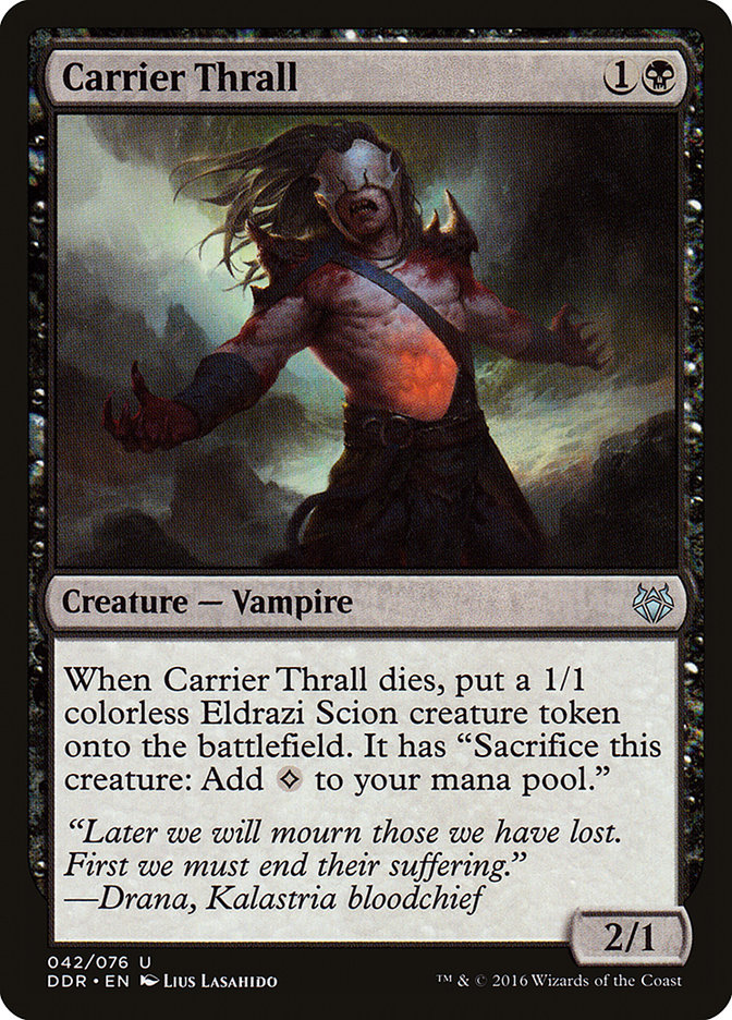 Magic the Gathering Card - Carrier Thrall - MTG Circle