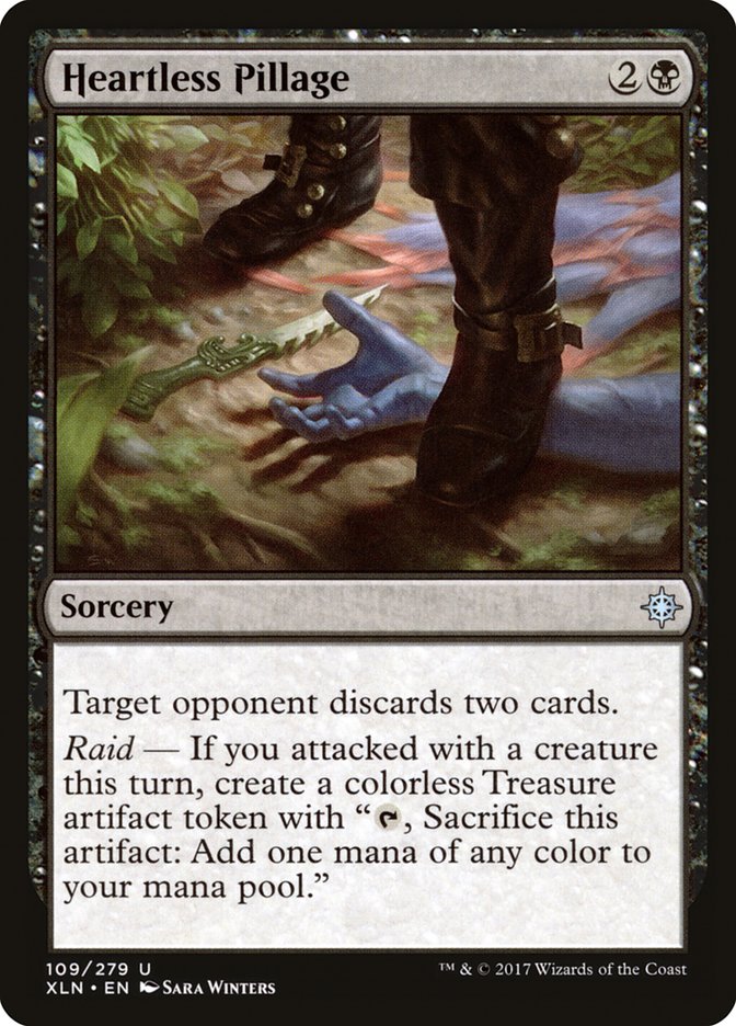 Magic the Gathering Card - Heartless Pillage - MTG Circle