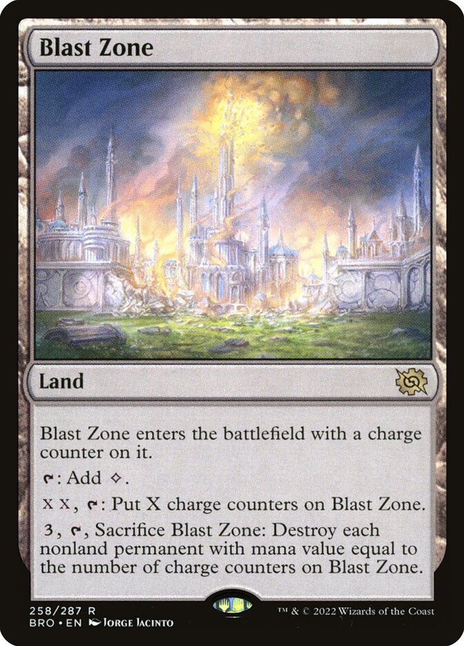 Magic the Gathering Card - Blast Zone - MTG Circle