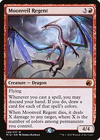 Magic the Gathering Card - Moonveil Regent - MTG Circle
