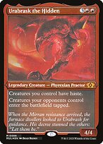 Magic the Gathering Card - Urabrask the Hidden - MTG Circle