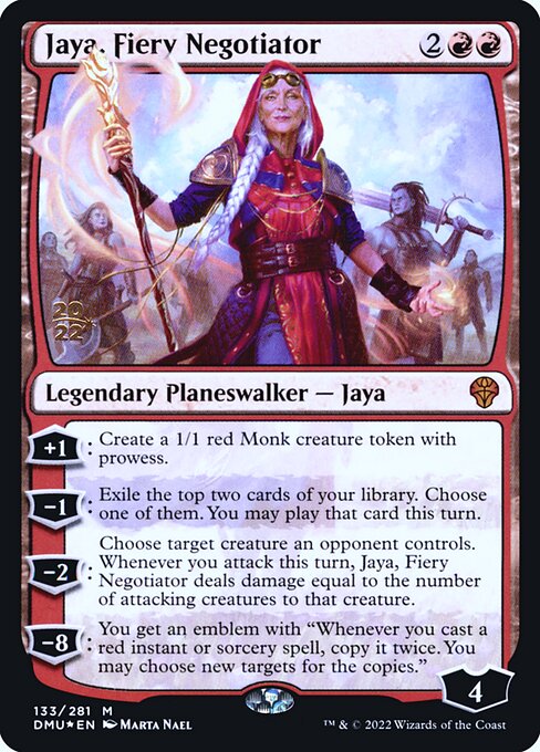 Magic the Gathering Card - Jaya, Fiery Negotiator - MTG Circle