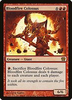 Magic the Gathering Card - Bloodfire Colossus - MTG Circle