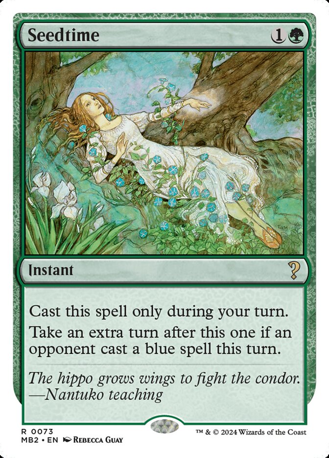 Magic the Gathering Card - Seedtime - MTG Circle