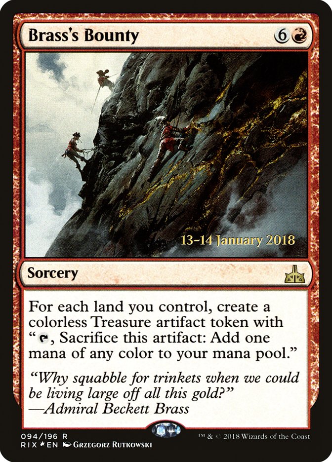 Magic the Gathering Card - Brass's Bounty - MTG Circle