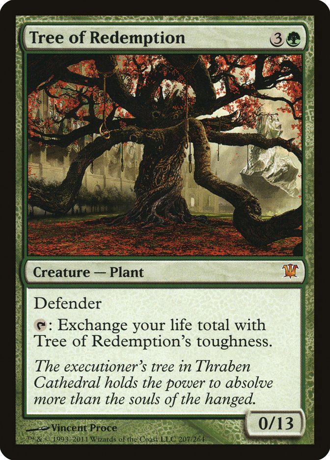 Magic the Gathering Card - Tree of Redemption - MTG Circle