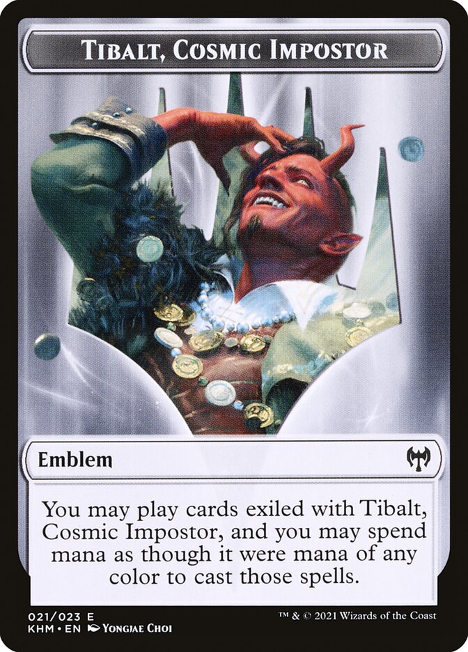 Magic the Gathering Card - Tibalt, Cosmic Impostor Emblem - MTG Circle