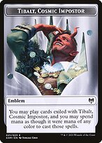 Magic the Gathering Card - Tibalt, Cosmic Impostor Emblem - MTG Circle