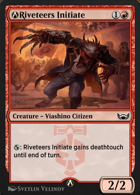 Magic the Gathering Card - A-Riveteers Initiate - MTG Circle