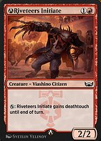 Magic the Gathering Card - A-Riveteers Initiate - MTG Circle