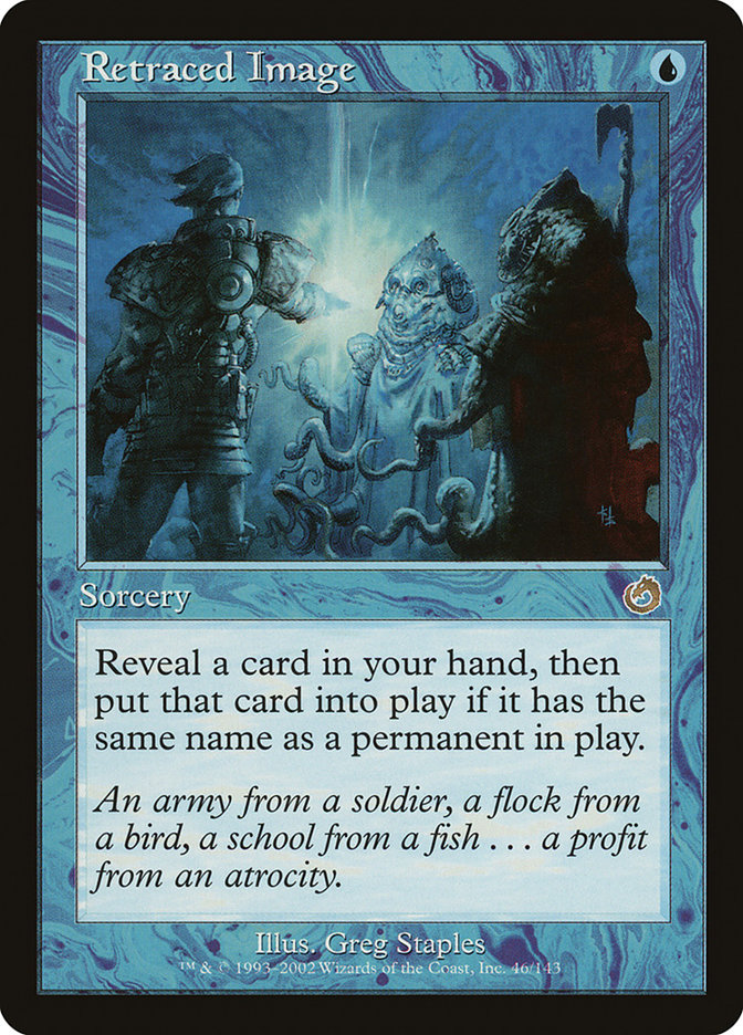 Magic the Gathering Card - Retraced Image - MTG Circle