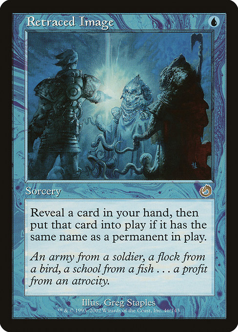 Magic the Gathering Card - Retraced Image - MTG Circle