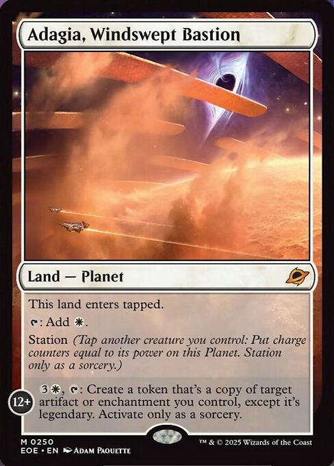 Magic the Gathering Card - Adagia, Windswept Bastion - MTG Circle