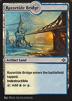 Magic the Gathering Card - Razortide Bridge - MTG Circle