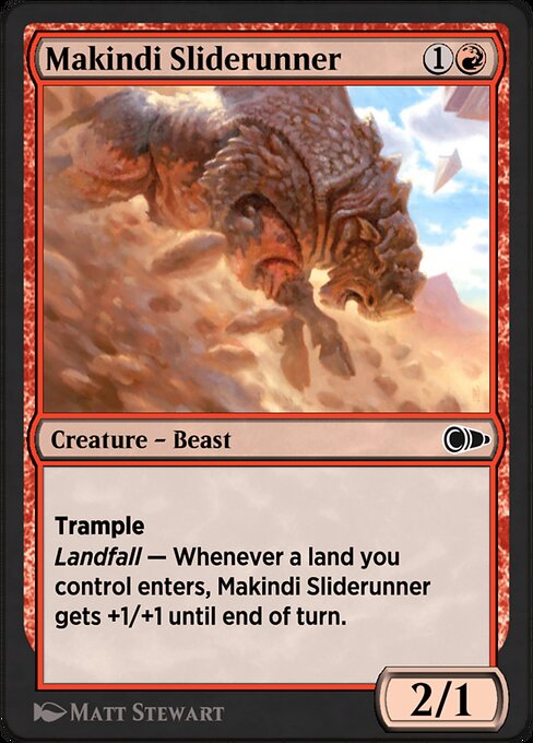 Magic the Gathering Card - Makindi Sliderunner - MTG Circle